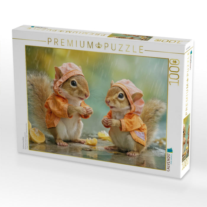 Eichhörnchenliebe - CALVENDO Foto-Puzzle'