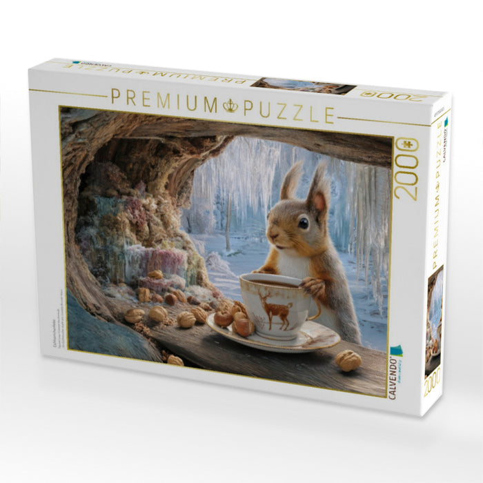 Eichhörnchenliebe - CALVENDO Foto-Puzzle'