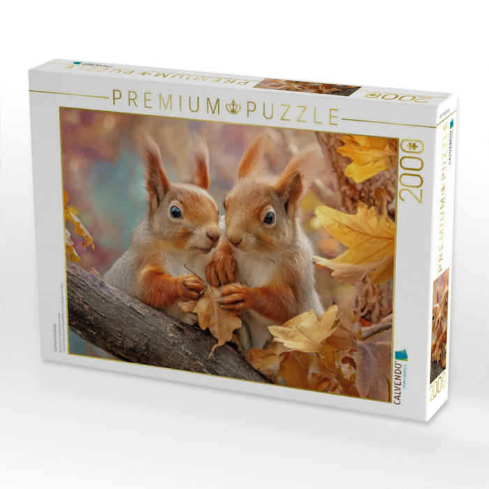 Eichhörnchenliebe - CALVENDO Foto-Puzzle'