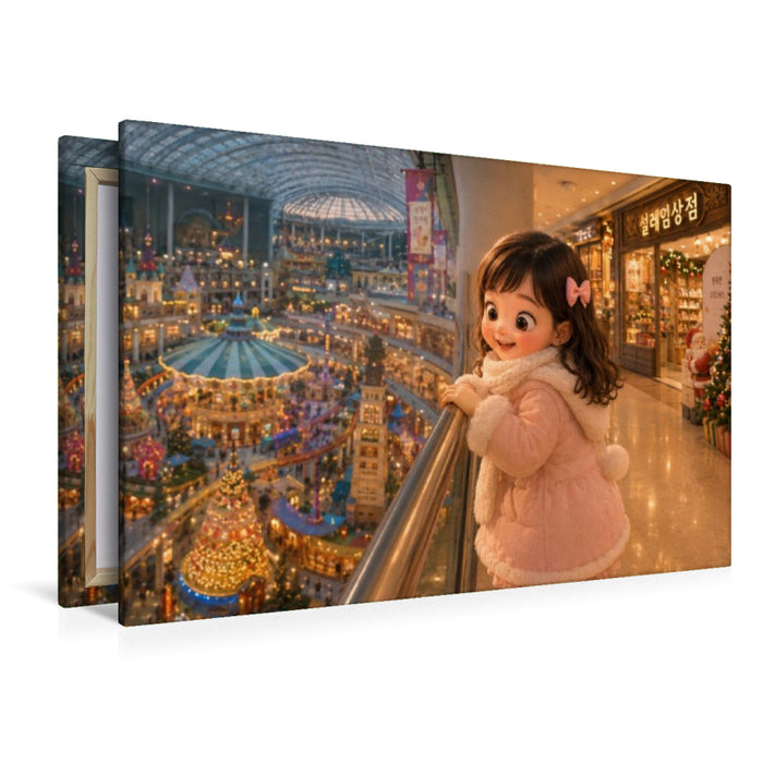 Premium Textil-Leinwand Im Kaufhaus Lotte