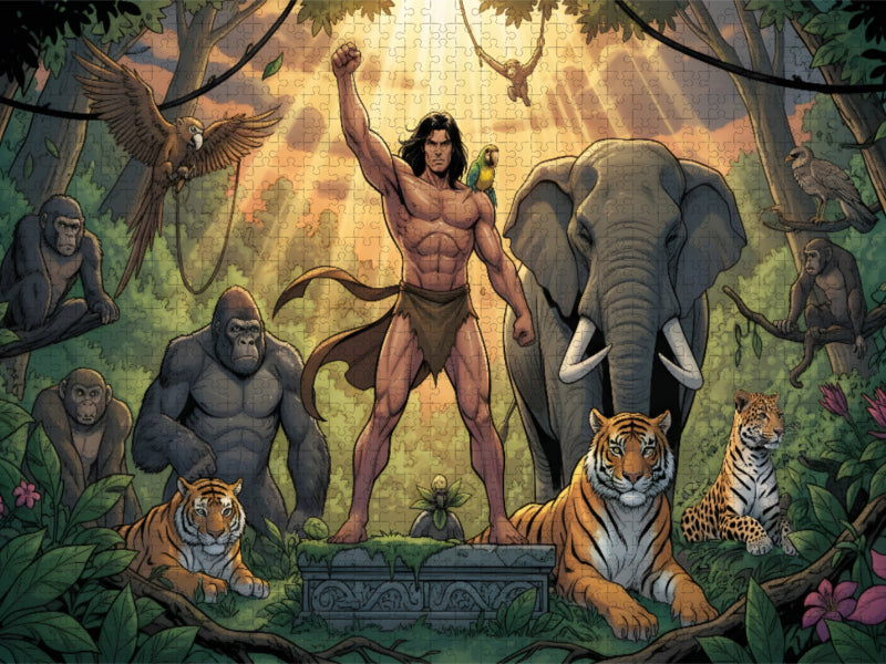 Tarzan wird Legende des Dschungels - CALVENDO Foto-Puzzle'