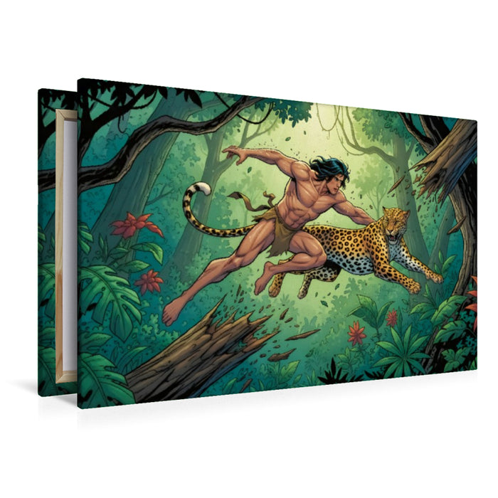 Premium Textil-Leinwand Ein Motiv aus dem Kalender Tarzan – Legende des Dschungels