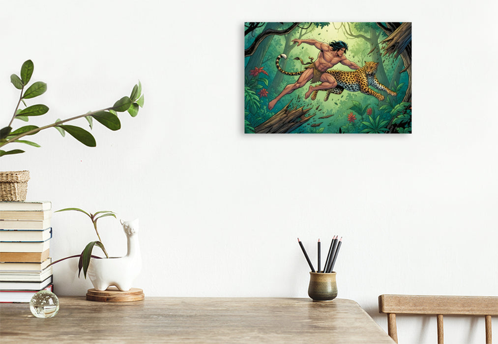 Premium Textil-Leinwand Ein Motiv aus dem Kalender Tarzan – Legende des Dschungels