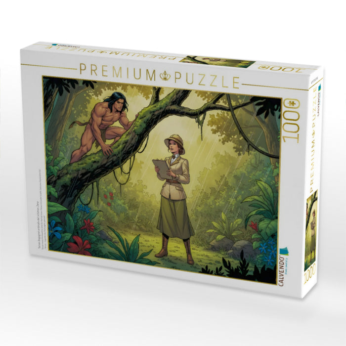 Tarzan begegnet erstmals der schönen Jane - CALVENDO Foto-Puzzle'