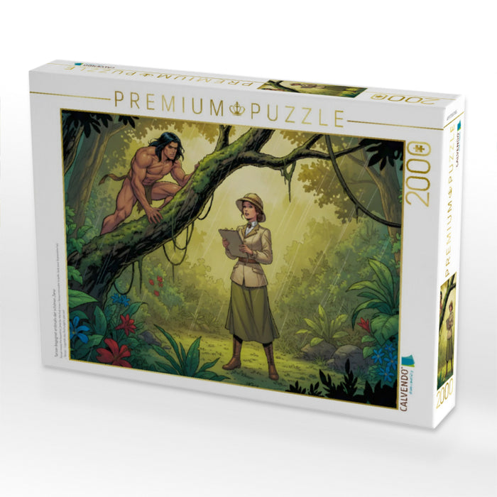 Tarzan begegnet erstmals der schönen Jane - CALVENDO Foto-Puzzle'