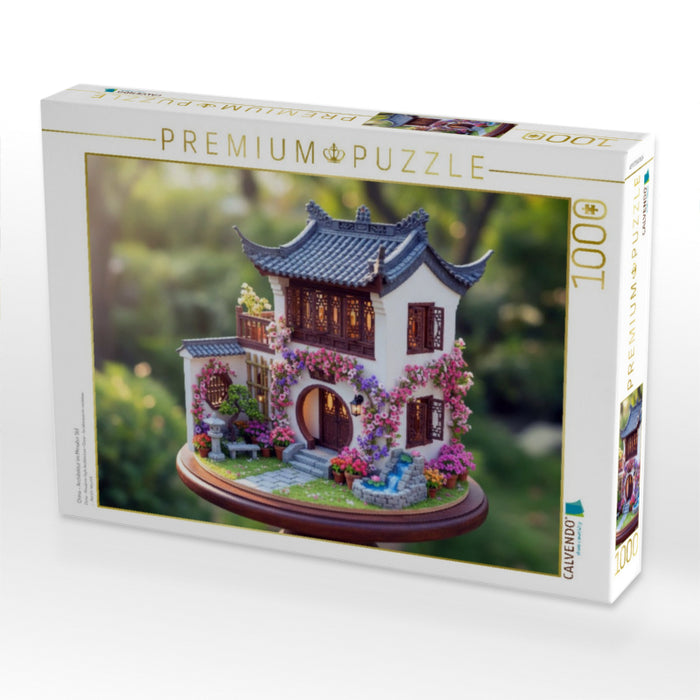 China - Architektur im Miniatur Stil - CALVENDO Foto-Puzzle'