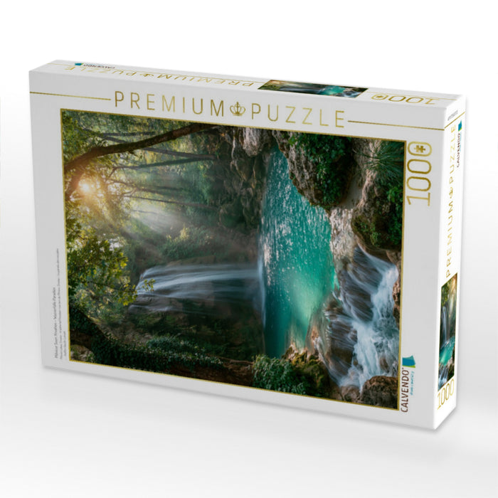 Plitvicer Seen, Kroatien – Wasserfälle Paradies - CALVENDO Foto-Puzzle'