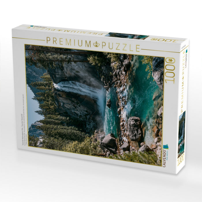 Yosemite Nationalpark, USA – Tosender Wasserfall - CALVENDO Foto-Puzzle'