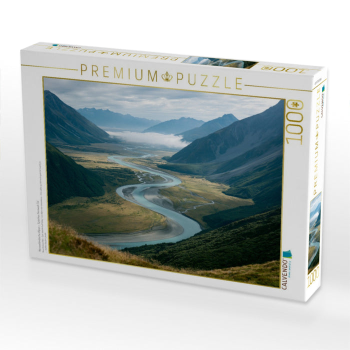 Neuseeländische Alpen – Episches Fernweh Tal - CALVENDO Foto-Puzzle'