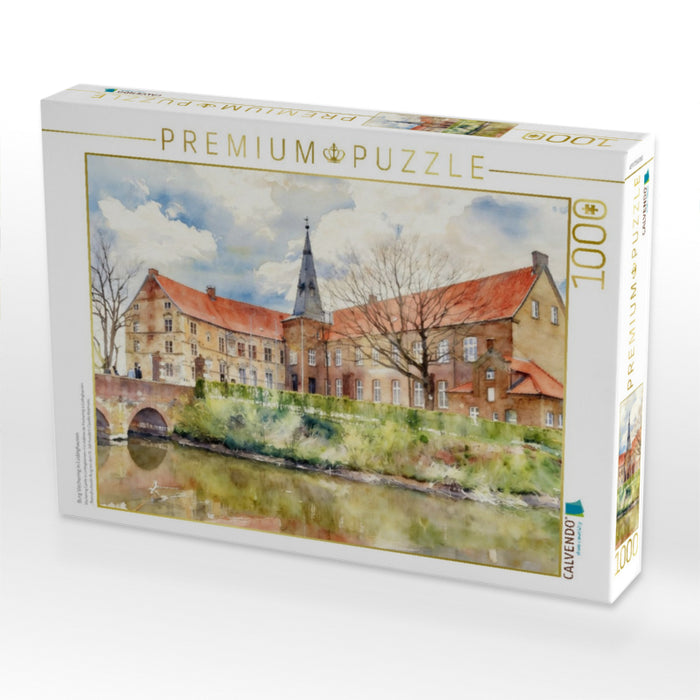 Burg Vischering in Lüdinghausen - CALVENDO Foto-Puzzle'