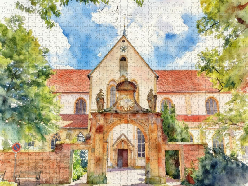 Kloster Marienfeld in Harsewinkel - CALVENDO Foto-Puzzle'