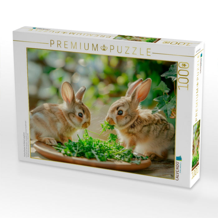 Frische Kräuter für kleine Langohren - CALVENDO Foto-Puzzle'