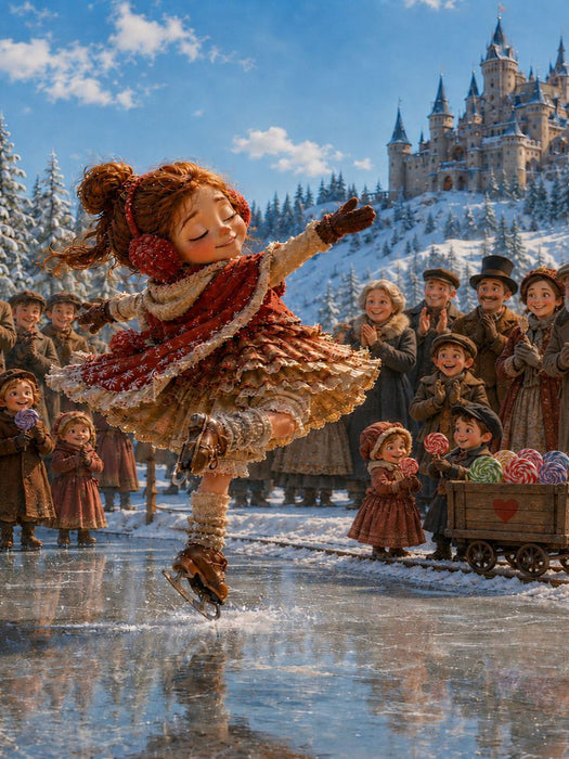 Winterzauber auf dem Eis - CALVENDO Foto-Puzzle'