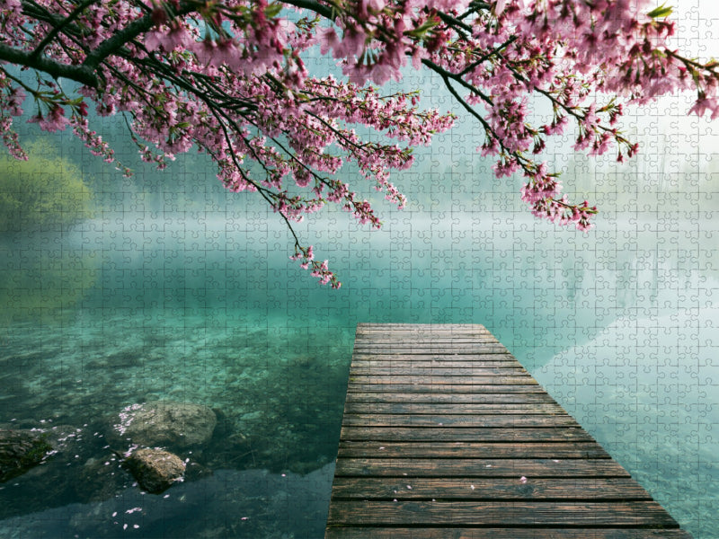Wenn der Frühling die Natur zum Leuchten bringt - CALVENDO Foto-Puzzle'