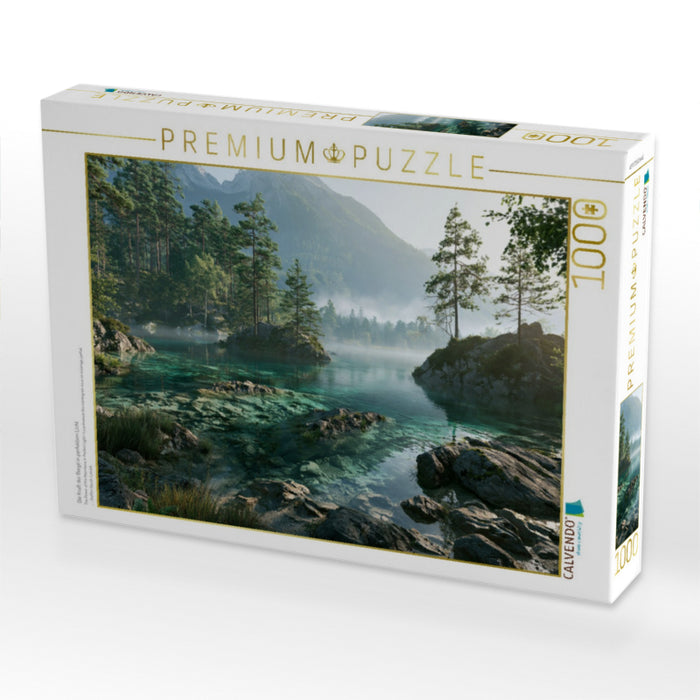 Die Kraft der Berge in perfektem Licht - CALVENDO Foto-Puzzle'