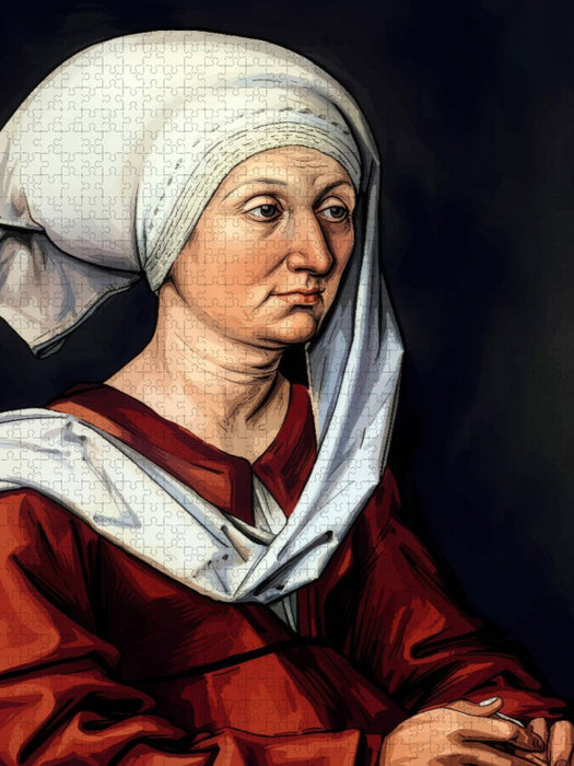 Barbara Dürer, geb. Holper (Original: 1490) - CALVENDO Foto-Puzzle'