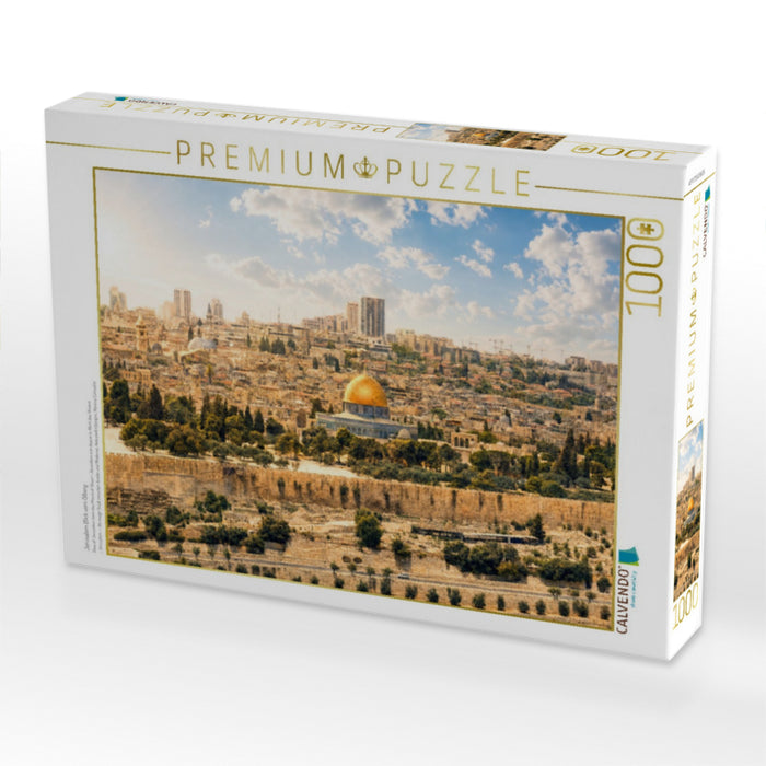 Jerusalem Blick vom Ölberg - CALVENDO Foto-Puzzle'