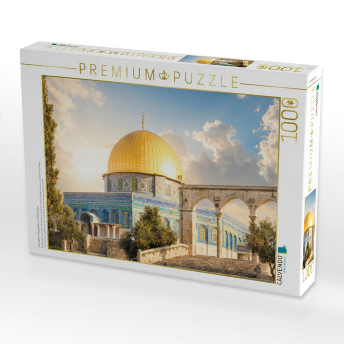 Jerusalem Tempelplatz mit Felsendom - CALVENDO Foto-Puzzle'
