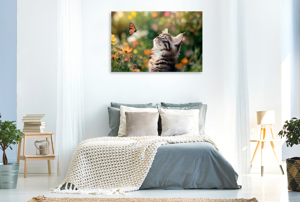 Premium Textil-Leinwand Zauber des Augenblicks
