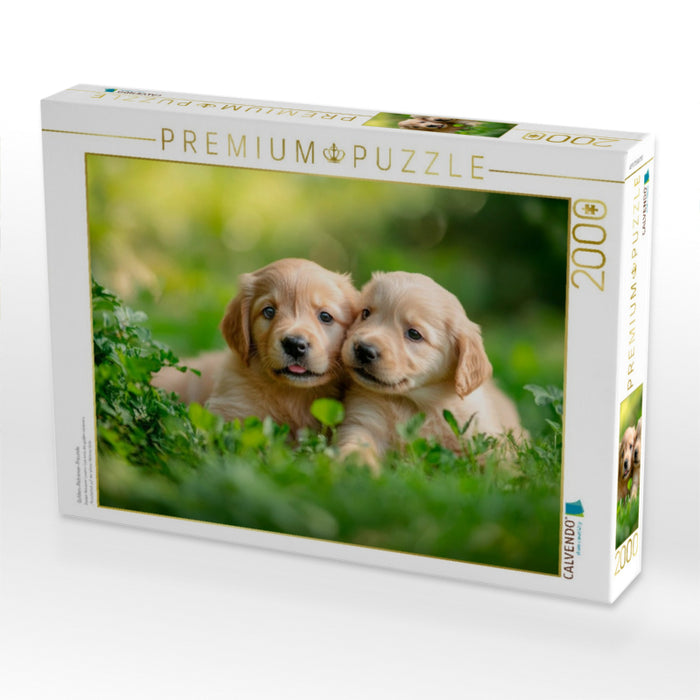 Golden-Retriever-Freunde - CALVENDO Foto-Puzzle'