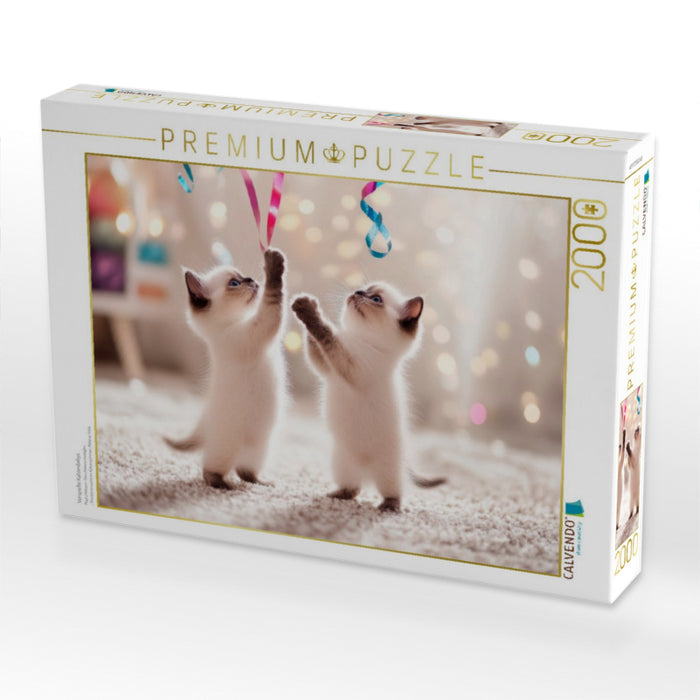 Verspielte Katzenbabys - CALVENDO Foto-Puzzle'