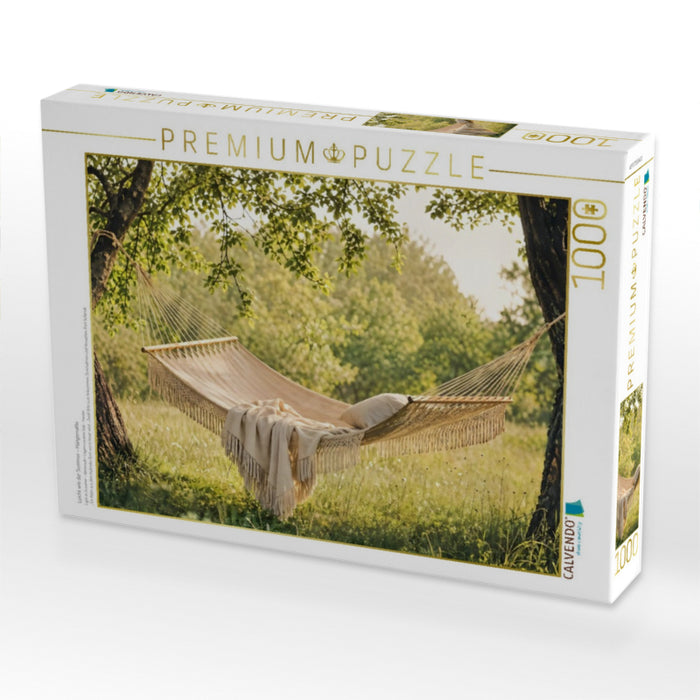 Leicht wie der Sommer - Hängematte - CALVENDO Foto-Puzzle'