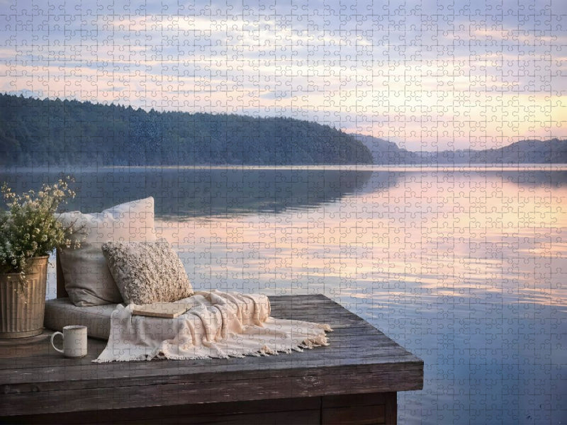 Ein Platz am Wasser - CALVENDO Foto-Puzzle'