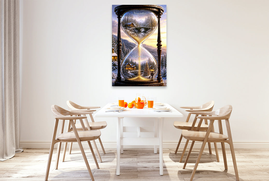 Premium Textil-Leinwand Weihnachtsstimmung