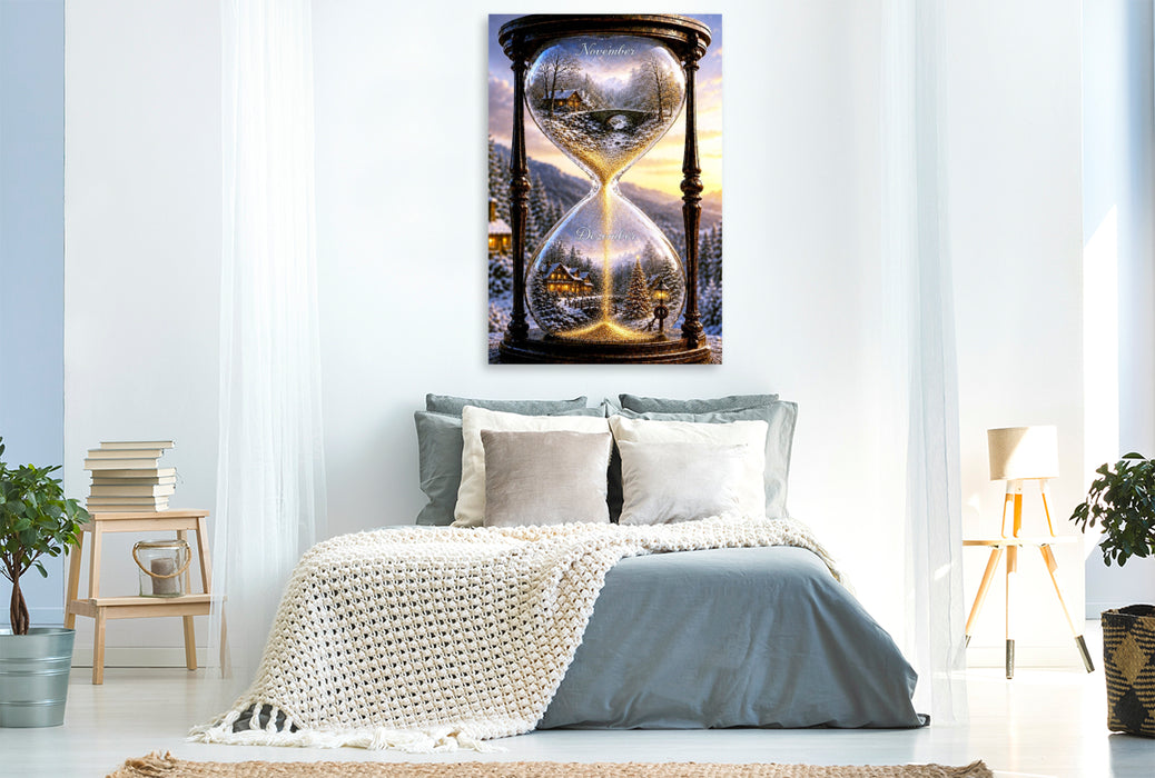 Premium Textil-Leinwand Weihnachtsstimmung