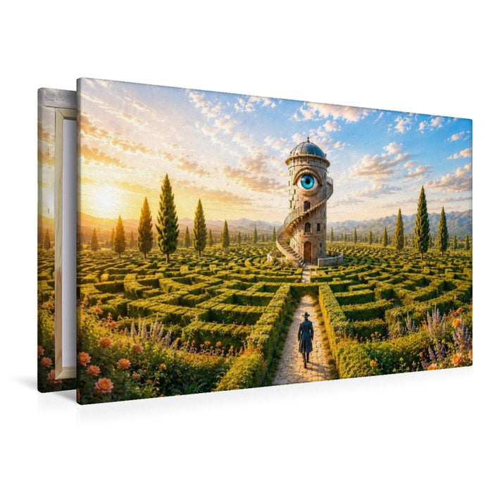 Premium Textil-Leinwand Der Wächterblick
