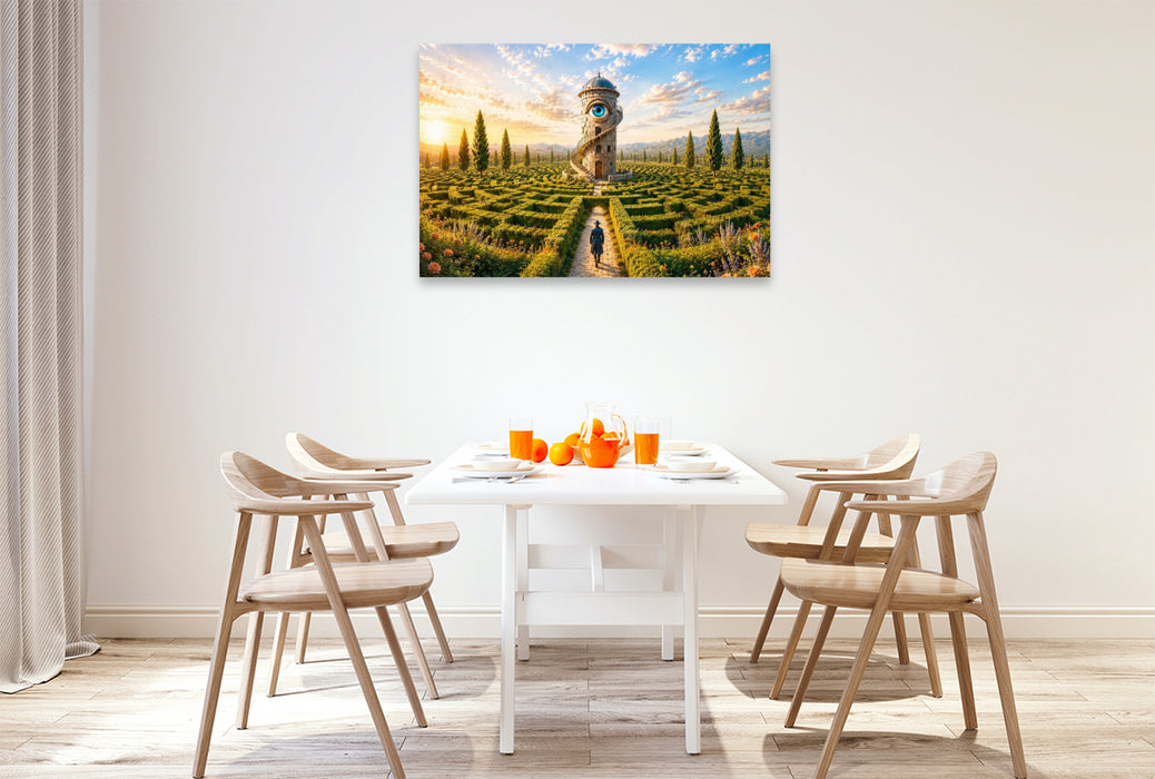 Premium Textil-Leinwand Der Wächterblick