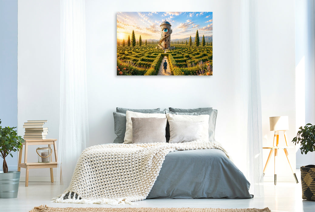 Premium Textil-Leinwand Der Wächterblick