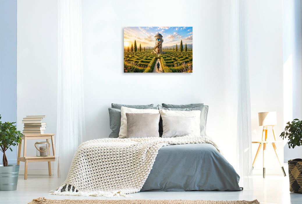 Premium Textil-Leinwand Der Wächterblick