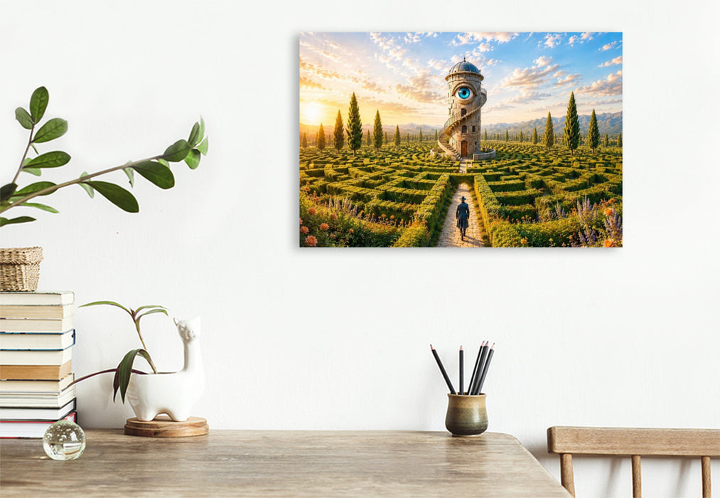 Premium Textil-Leinwand Der Wächterblick