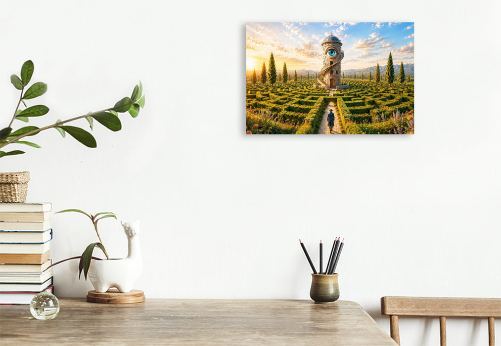 Premium Textil-Leinwand Der Wächterblick