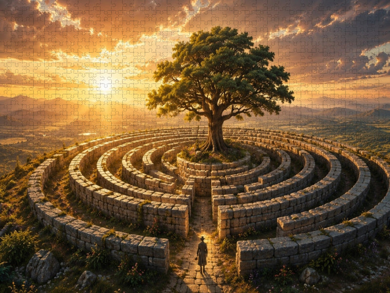 Im Kreis des Lebens - CALVENDO Foto-Puzzle'