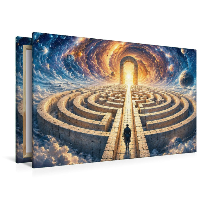Premium Textil-Leinwand Tor der Sterne