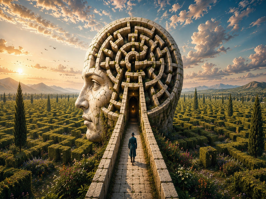Der Kopf des Labyrinths - CALVENDO Foto-Puzzle'