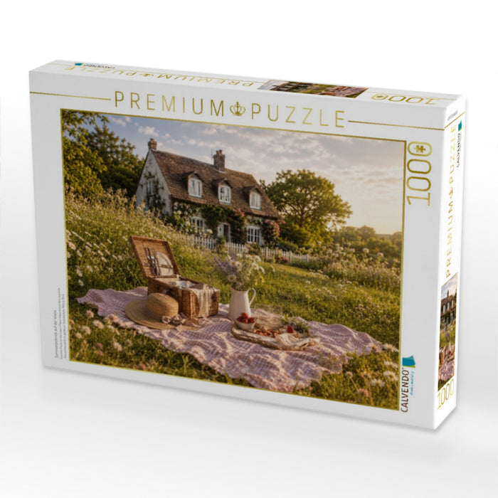Sommerpicknick auf der Wiese - CALVENDO Foto-Puzzle'
