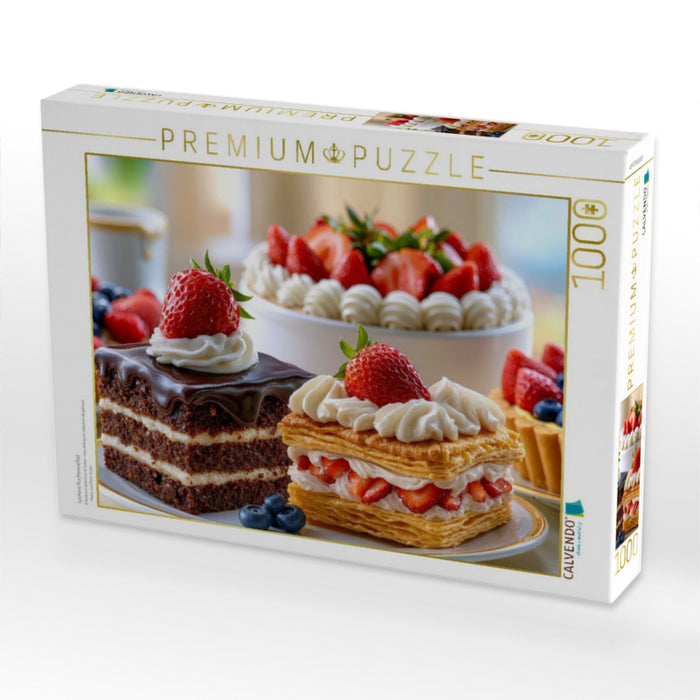 Leckere Kuchenvielfalt - CALVENDO Foto-Puzzle'