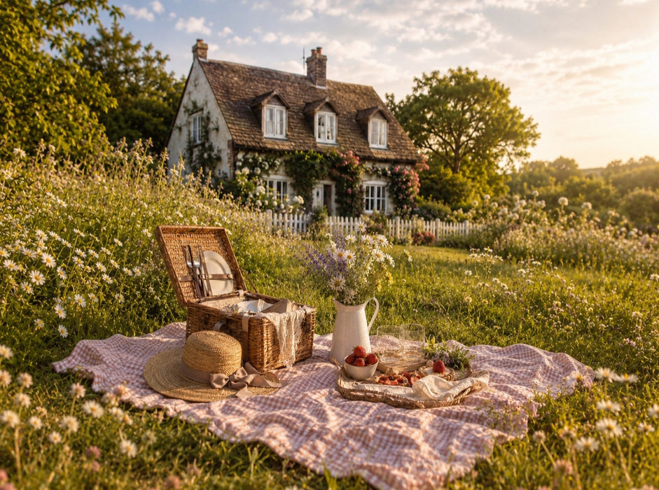 Sommerpicknick auf der Wiese - CALVENDO Foto-Puzzle'