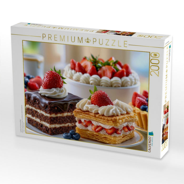 Leckere Kuchenvielfalt - CALVENDO Foto-Puzzle'