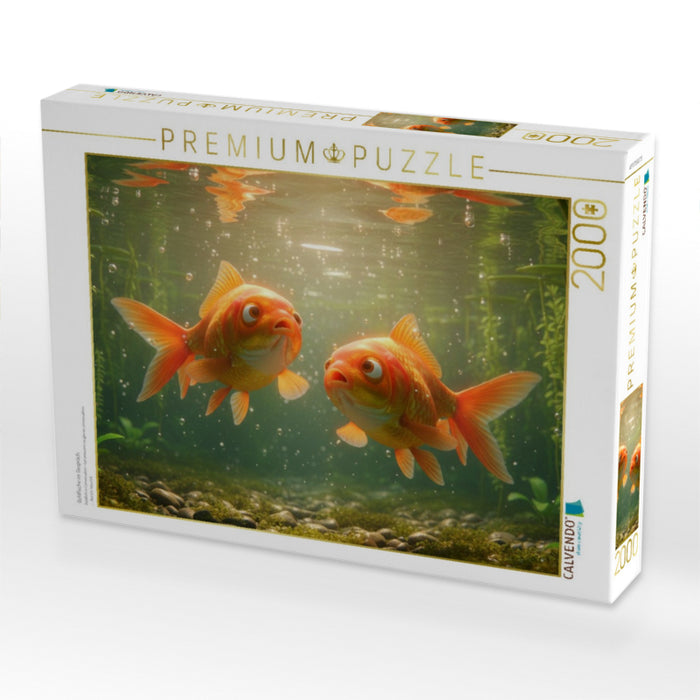 Goldfische im Gespräch - CALVENDO Foto-Puzzle'