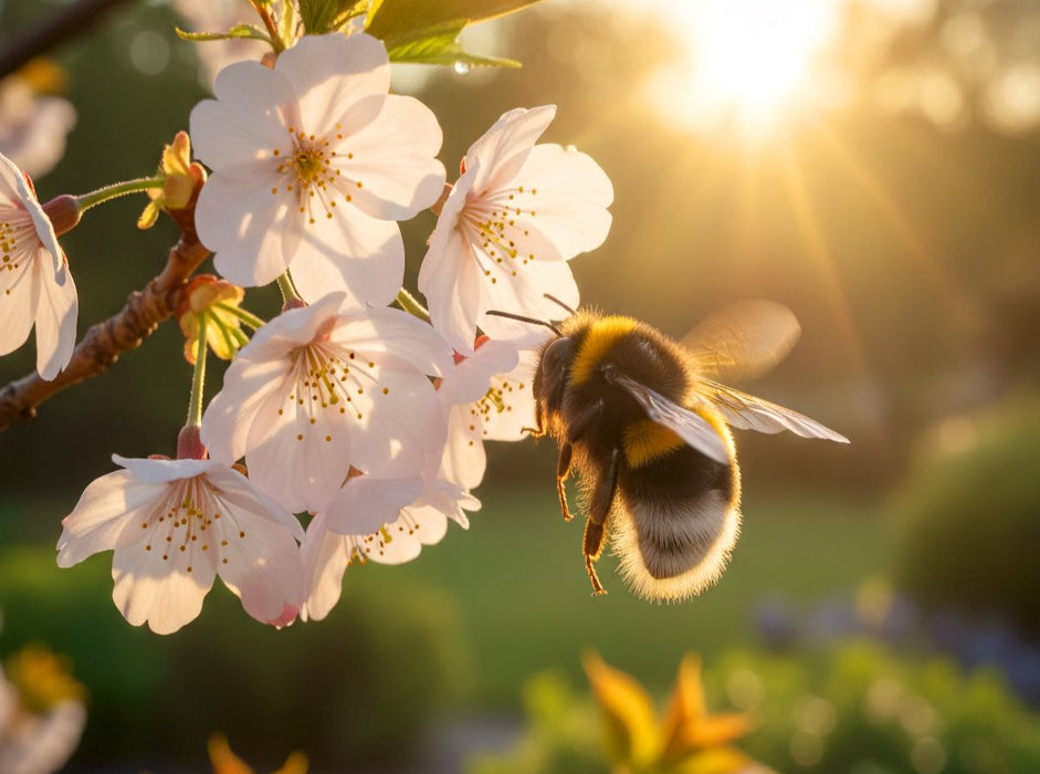 Hummel im Morgenlicht - CALVENDO Foto-Puzzle'