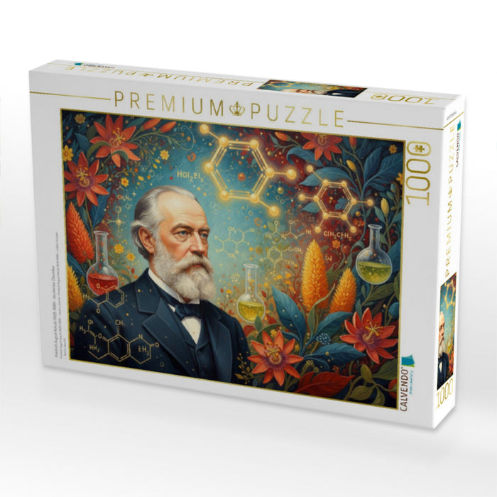 Friedrich August Kekulé (1829–1896) - berühmter Chemiker - CALVENDO Foto-Puzzle'