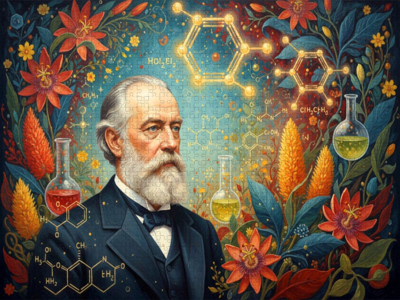 Friedrich August Kekulé (1829–1896) - berühmter Chemiker - CALVENDO Foto-Puzzle'
