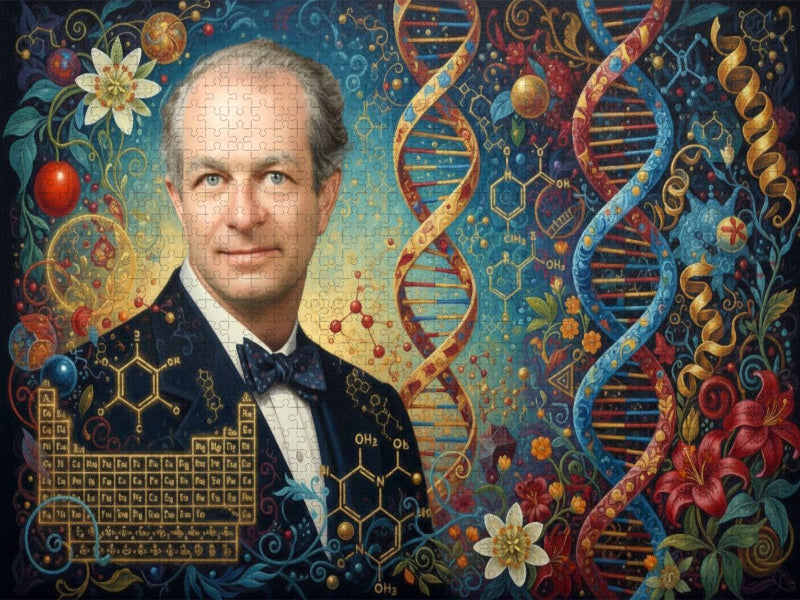 Linus Pauling (1901–1994) - berühmter Chemiker - CALVENDO Foto-Puzzle'