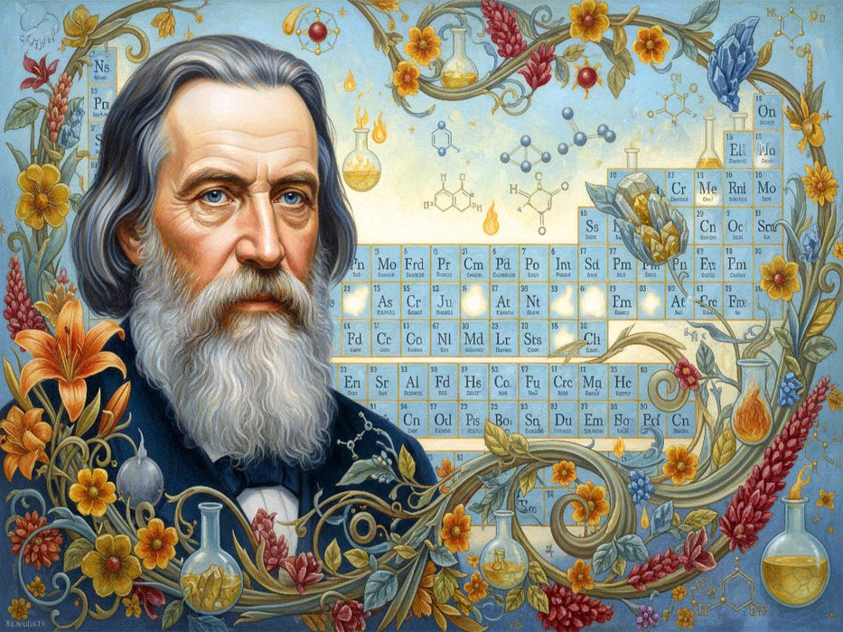 Dmitri Mendeleev (1834–1907) - berühmter Chemiker - CALVENDO Foto-Puzzle'