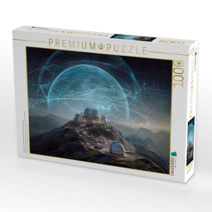 Vision einer interstellaren Forschungseinrichtung - CALVENDO Foto-Puzzle'