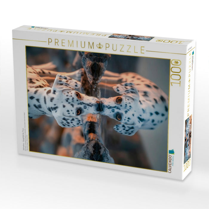 Dalmatiner - Spiegelbild der Treue - CALVENDO Foto-Puzzle'